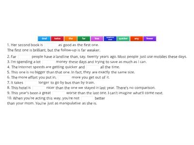 Comparison (practice)