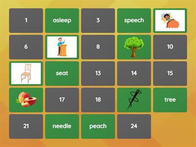 Long /e/ Matching Pairs