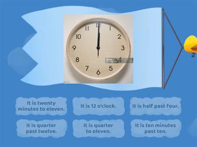 What's the time? 