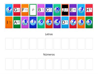 LETRAS E NÚMEROS EM LIBRAS