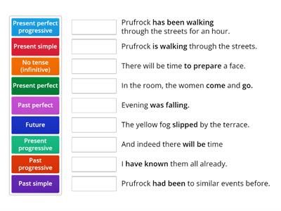 Identifying tenses