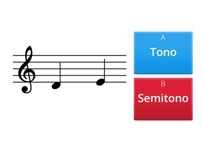 2 - Tono o semitono 0 - 1