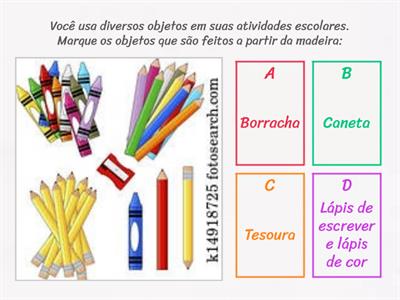 Avaliação de Ciências e Arte 4º Bimestre