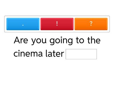  Missing Full Stop, Question Marks, Exclamation Marks