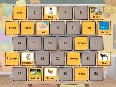zwierzęta po angielsku