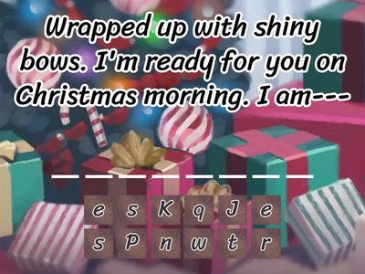 Winter riddles Articulation and Inferencing