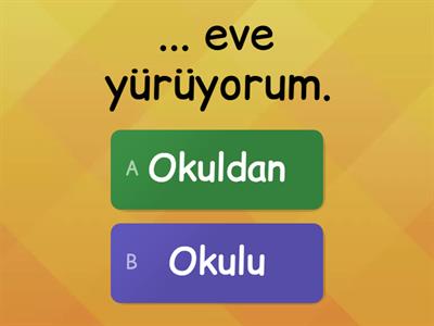 Bütün durumlar. Hangisi doğru?