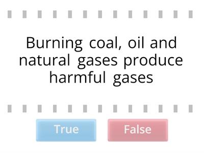 Climate Change - True or False