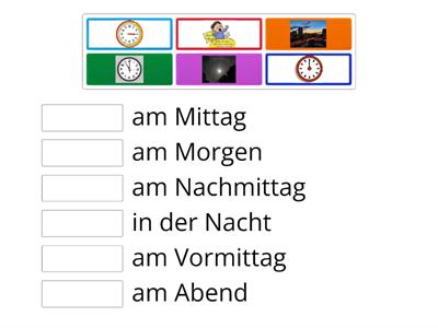 Klasse! A1.1 L4: Tageszeiten