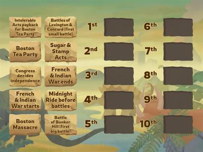 Unit 1 - Put The Events In Order