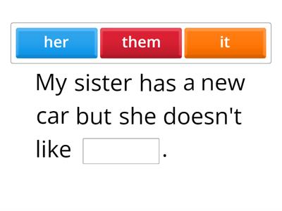 Subject and Object Pronouns