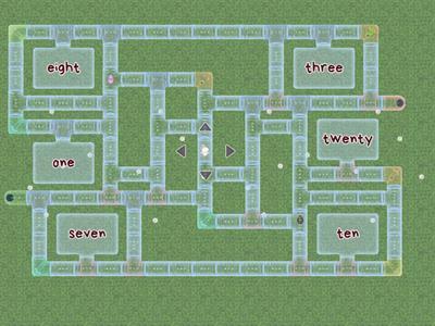 numbers 1-20 labirynt