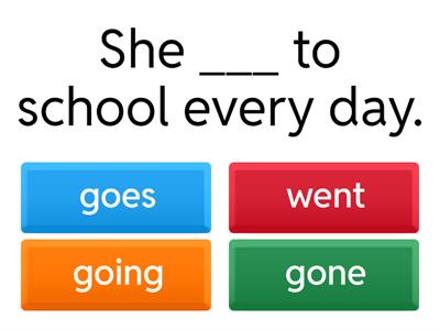 Tense Correction Quiz