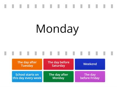 Days of the week