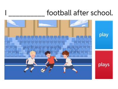 Present tense verb review