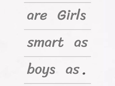 Prepare 2 As... as - not as...as