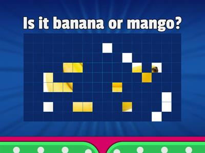 Fruit colours guessing game
