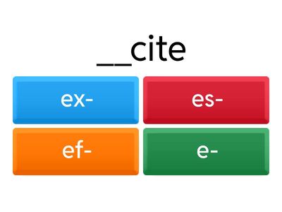  Chameleon ex-, es-, ef-, e 