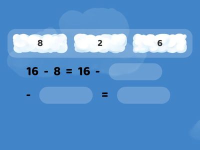 Вычитание в пределах20 с переходом через десяток (2)