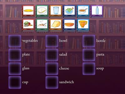 Match PU2 Unit 7 food