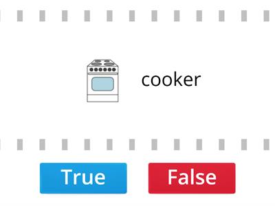 Household Objects - Spelling - True or False