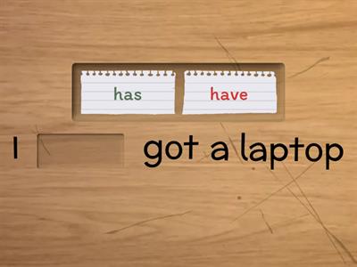 I've got a laptop