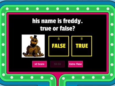 FNAF QUIZ PLUS BONUS