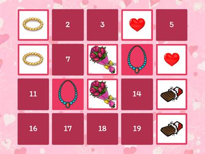 Valentine's Matching game