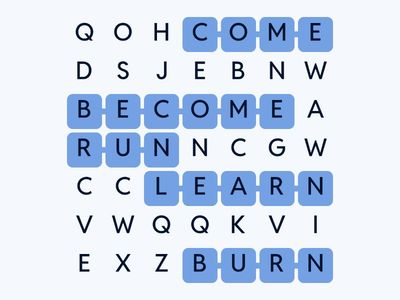 Найди глаголы в сканворде (8) - (9)