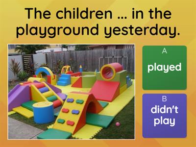 Past Simple - Negative form