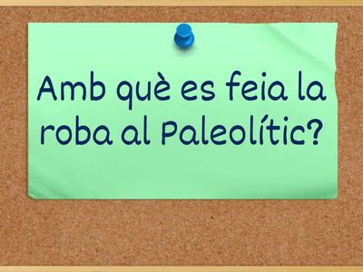Preguntes curtes Prehistòria valencià