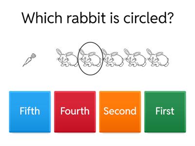 Ordinal Numbers Quiz