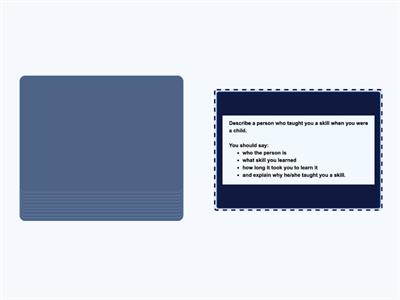 IELTS: Speaking part 2