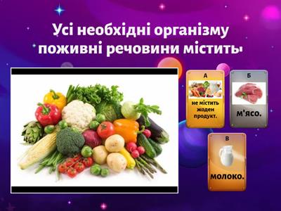 Вікторина "Здорове харчування"