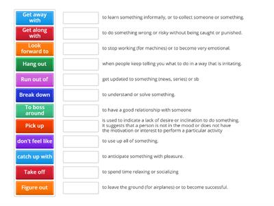 English expression/ prasal verbs