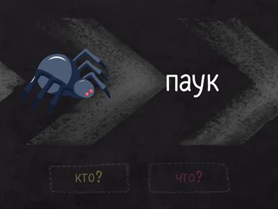 РКИ. Существительные. Одушевленные (кто?) и неодушевленные (что?)