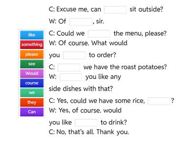 ACPB - B05 - IN A RESTAURANT