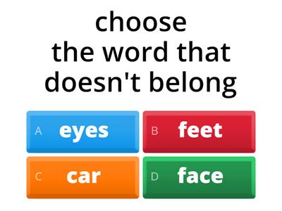 Which Word Doesn't Belong