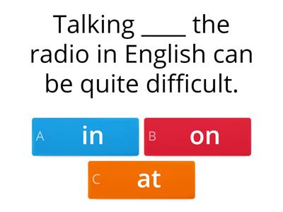 Aviation Prepositions