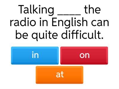 Aviation Prepositions