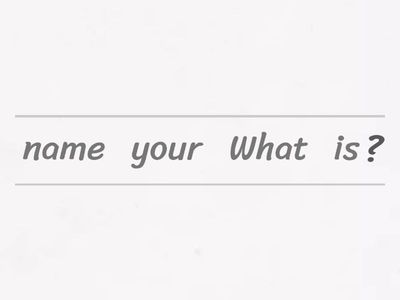 ESL Sentence Structure 