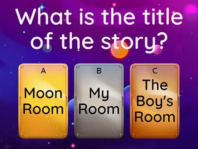 My Room Story quiz