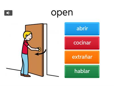 Regular verbs Spanish - English CEMI