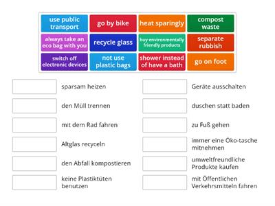 Umwelt - man sollte......