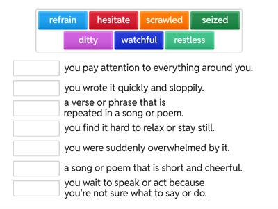 5th grade HMH vocab M 2.3