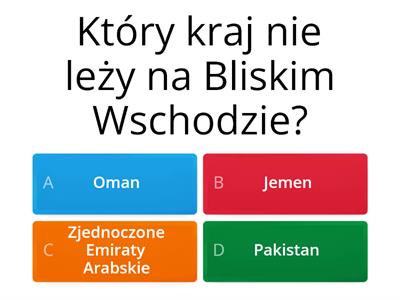 Geografia klasa 8. Bliski Wschód - kultura i gospodarka