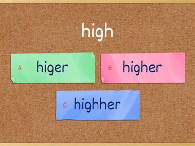 comparatives