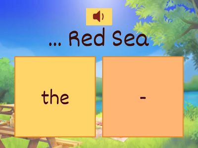 Article THE with geographical names