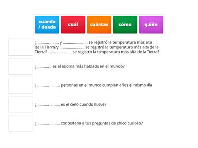 Pronombres interrogativos