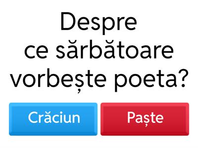Quiz „În ziua de Paști”